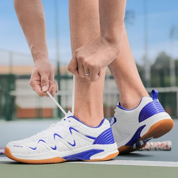 Мужская и женская спортивная обувь для бадминтона, уличная мужская обувь для фехтования, мужская обувь для соревнований, теннисная обувь для тренировок, большая