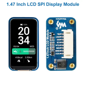 1,47 Дюймовый ЖК-дисплей Модуль ST7789V3 Драйвер SPI Интерфейс 172x320 IPS Экран для Arduino STM32 Raspberry Pi 4 3 Zero Pico