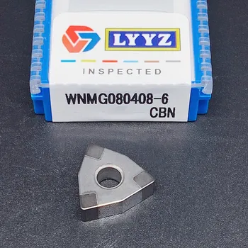 WNMG080404-6CBN WNMG080408-6 CBN наконечник токарного станка токарные инструменты для резки рулона из закаленной стали и чугуна
