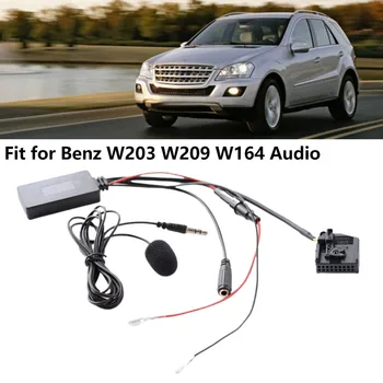 Беспроводной Адаптер Bluetooth Aux Кабель Музыкальный Приемник Для Benz Audio W203 W209 W164 W163 R129 Аксессуары Для Модуля Bluetooth