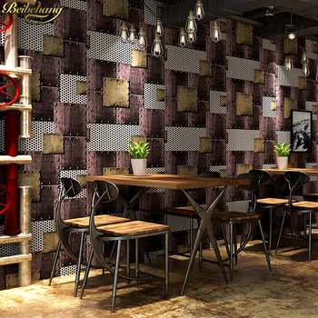 beibehang, американский ретро-бар, кафе, обои для стен, 3D обои, рулонные обои для гостиной, фон для телевизора