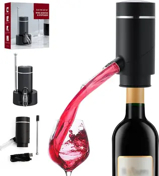 Новая Усовершенствованная Разливочная машина для вина, Электрический Аэратор для вина, Графин для вина в одно касание, Умный Аэратор для вина и Дозатор с USB-зарядкой