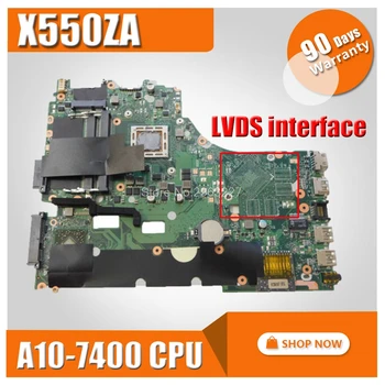 Материнская плата X550ZA A10-7400 процессор Для Asus VM590Z K555Z X550Z Материнская плата ноутбука X550ZA Материнская плата X550ZE Тест материнской платы 100% В порядке