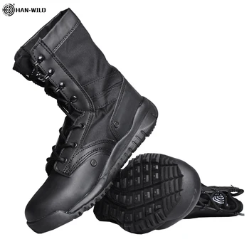 Тактические военные ботинки, Мужские ботинки, Армейские ботинки для боя в Пустыне Спецназа, Уличные Походные ботинки, Ботильоны, Мужская Рабочая Безопасная обувь