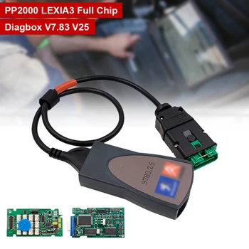 Полный чип Lexia 3 PP2000 921815C Diagbox V7.83 Lexia3 OBD2 сканер Автомобильный диагностический Инструмент Для PSA Для Citroen/Peugeo-t LEXIA3 VCI