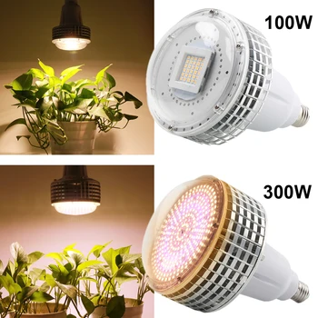 100 Вт 150 Вт 300 Вт Полный спектр cfl светодиодный Светильник для выращивания комнатных растений, Цветущая система Гидропоники, ИК, УФ, Садовые цветы, растения
