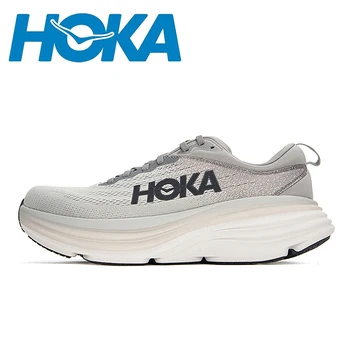 Кроссовки HOKA Bondi8, Мужская Спортивная обувь для стиля Жизни, Легкая Дышащая Парусиновая обувь, Уличные кроссовки, Повседневная обувь Zapatillas Tenni