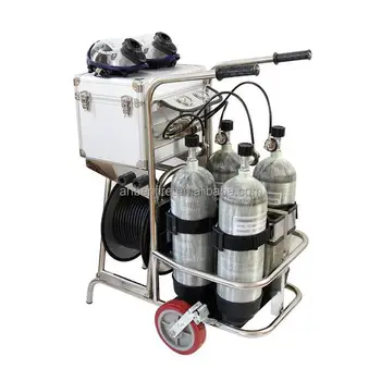 Дыхательный аппарат на тележке SCBA Air Дыхательный аппарат Противопожарное оборудование
