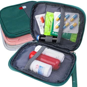 Портативная аптечка первой помощи, Аварийная медицинская коробка, Походное снаряжение, Оксфордская ткань, Медицинская сумка, Контейнер для лекарств первой помощи