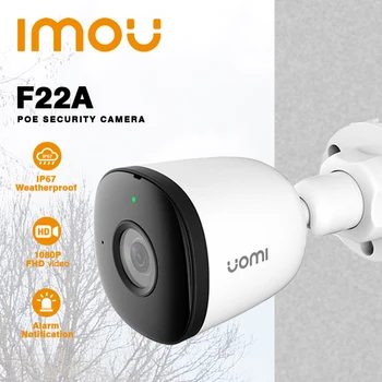 IMOU F22A 1080P HD IP67, камеры видеонаблюдения, Всепогодный Мини-WIFI Датчик ночного видения, Уличная PoE-камера, обнаружение человека