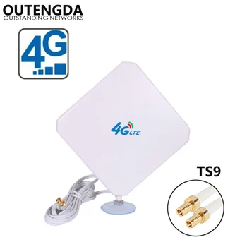35dBi 4G Антенна TS9 Разъем Внешний Внутренний Усилитель сигнала WIFI ANT для Huawei E589E392 ZTE MF61MF62 aircard 753s754s760s