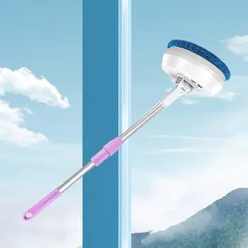 Электрическая швабра Super Absorbent с поворотным телескопическим шестом на 360 градусов для ванной комнаты автомобиля