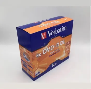 5шт Verbatim AZO DVD-R DL 8,5 ГБ Двухслойный D9 8X 240 мин