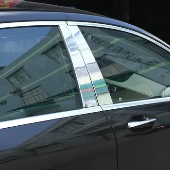4 шт./компл. Наружные Двери Автомобиля из Алюминиевого Сплава, Оконная Формовочная Рама, Отделка для Mercedes Benz W222 S-Class S400 S320 S520 2014-2019