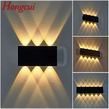 Настенное бра Hongcui, креативная современная уличная водонепроницаемая светодиодная лампа для домашнего коридора