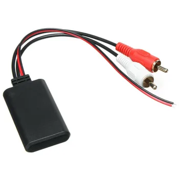 Автомобильный беспроводной Bluetooth-совместимый модуль приемника, адаптер AUX, музыкальный аудиоприемник, стереоприемник для автомобилей с интерфейсом 2RCA, 23 см