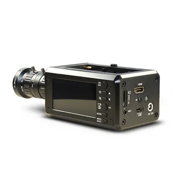 Цифровая камера 4K с 3-дюймовым экраном HDMI 1080P, прямая трансляция, USB-веб-камера, внешний аккумулятор, микрофон с ручным объективом 10-50 мм