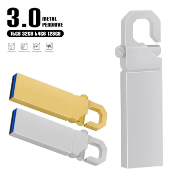 металлический высокоскоростной USB флэш-накопитель водонепроницаемой реальной емкости 128 ГБ 64 ГБ 32 ГБ 16 ГБ 8 ГБ 4 ГБ флеш-накопитель U disk usb stick подарок