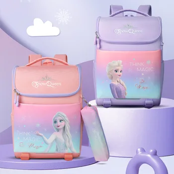 2023 Новый Детский школьный рюкзак Disney с легким дизайном и защитой позвоночника, рюкзак Принцессы Айши с милым мультфильмом Disney