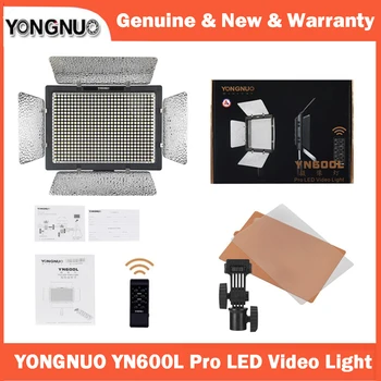 Светодиодная Видеосъемка YONGNUO YN600L Pro с Регулируемой яркостью цветовой температуры 5600k для Canon Nikon Pentax Olympus Samsung