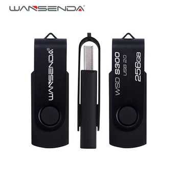 Wansenda Поворотный USB Флэш-накопитель 4 ГБ 8 ГБ 16 ГБ 32 ГБ 64 ГБ 128 ГБ 256 ГБ Мини-Флешка USB 2,0 Портативный флеш-накопитель Cle USB Memory Stick