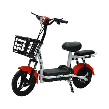 Цельнометаллический мотоцикл на батарейках, двухколесный электрический мотоцикл для забора и высадки детей, Домашнее хозяйство