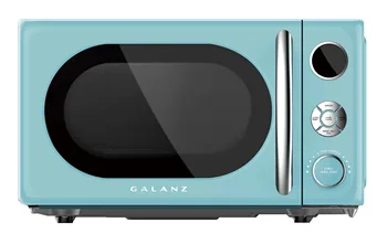 Galanz 0.7 cu. ft. Retro Countertop Microwave Oven, 700 Watts, Blue, New микровалновая печь