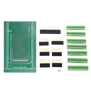 Совместим с прототипом двусторонней печатной платы MEGA2560, винтовой клеммной колодкой, комплектом защитной платы Для Arduino Mega 2560/Mega2560 R3