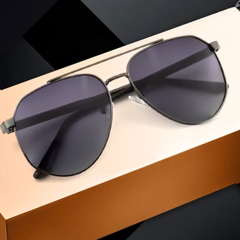 FEBUARY Роскошные модные дизайнерские на заказ новейшие высококачественные металлические поляризованные Uv400 винтажные солнцезащитные очки для мужчин 2023