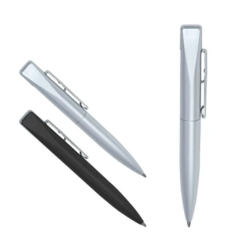 Металлическая Шариковая ручка USB Флэш-накопитель 4 ГБ 8 ГБ 16 ГБ 32 ГБ 64 ГБ Флэш-накопитель памяти Для Студента, Учителя, Персонализированный логотип для Ноутбука