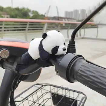 Велосипедные подвески с плюшевой набивкой в виде панды, Подвесные Милые украшения в виде панды, Удобное Велосипедное украшение, отдельный ремешок для скутера