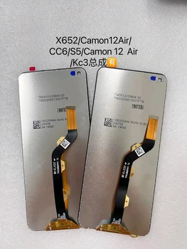 Новый Оригинальный Для Tecno Infinix Camon 12Air X652 Camon 12 Air CC6 S5 Camon12 Air Kc3 Camon12Air ЖК-дисплей с сенсорным экраном В Сборе