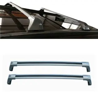 изготовленные на заказ алюминиевые рейлинги багажника на крыше 4x4 всех размеров, автомобильная поперечина, подходящая для багажника Toyota Prado с двумя горизонтальными перекладинами