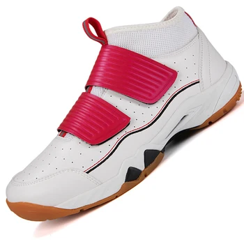 Пара кроссовок для бадминтона, Мужские Дышащие уличные теннисные туфли, Мужская Женская спортивная обувь, обувь для легкой атлетики, обувь для сквоша в помещении