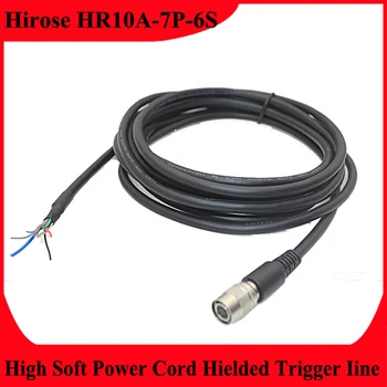 Совместимый кабель питания Hirose HR10A-7P-6S с высокой Мягкостью, Встроенный триггер, Совместимый с промышленными камерами Basler Hikvision