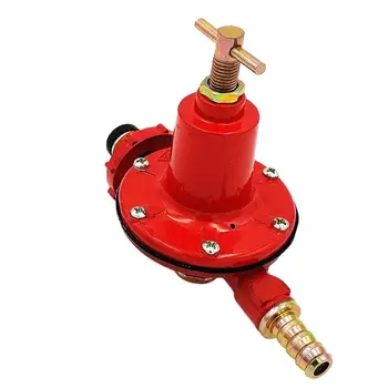 Клапан для снижения давления газа в печи, регулятор сжиженного газа, регулируемый Клапан среднего давления сжиженного газа для барбекю, Кемпинг, красный
