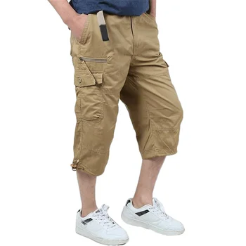 Повседневные шорты Мужские Летние Свободные укороченные Короткие брюки Мужская Модная хлопковая военная камуфляжная спортивная одежда 5XL