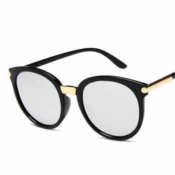 2023 Новые Солнцезащитные очки Для женщин, Зеркала для вождения, Винтажные для женщин, Отражающие солнцезащитные очки с плоскими линзами, Женские очки UV400