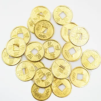 24 мм Золотой набор из пяти императоров, счастливых древних монет, обучающий набор из десяти императоров, антикварная денежная монета на удачу, домашний декор, удача и богатство