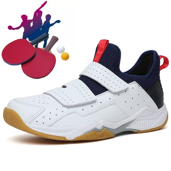 Мужская и женская дышащая обувь для настольного тенниса, легкая теннисная обувь, роскошная обувь для бадминтона, противоскользящая обувь для волейбола