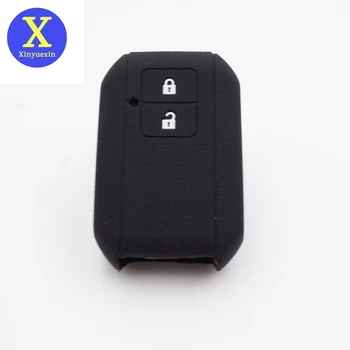 Силиконовый чехол для автомобильных ключей Xinyuexin, брелок для Suzuki Swift Wagon R, японская монополия, 2 кнопки дистанционного ключа, автомобильные аксессуары