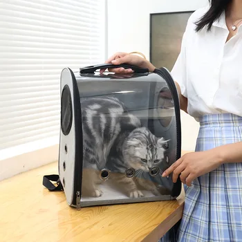 Сумка для кошек, Прозрачная сумка, Переносная клетка для кошек, рюкзак для домашних животных, рюкзак для кошек