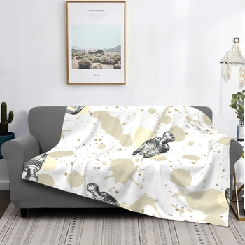 Фланелевое одеяло с парфюмерным рисунком для дивана-кровати, Супер Мягкое Уютное Плюшевое Пушистое одеяло из микрофибры, Легкое теплое Покрывало 80 