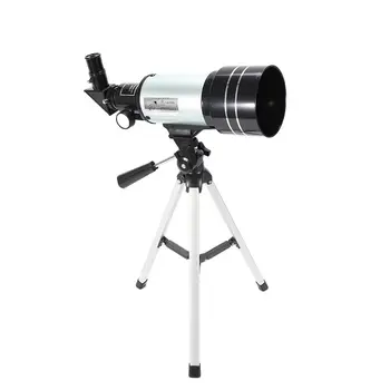 Профессиональный Монокуляр F30070 Астрономический Телескоп Оптический Telescopio с 150-кратным рефракционным увеличением со штативом Научный Подарок для детей