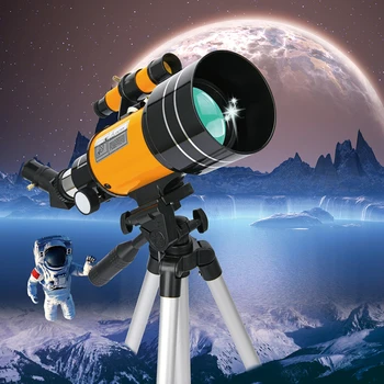 150-Кратный мощный астрономический телескоп с зумом HD, мощный портативный штатив Ночного видения, вид на звезды в Глубоком космосе, Луна, Вселенная