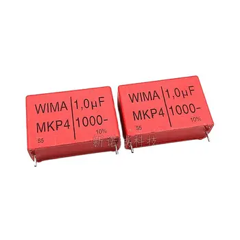 10 шт./Веймарский Конденсатор WIMA 1000V 105 1 мкФ 1000V 1,0 мкФ MKP4 Расстояние между контактами 37,5 мм