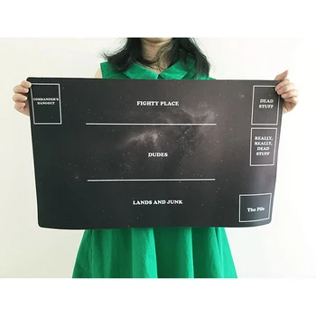 стандартный размер MTG Night Space 35x60 см, черный игровой коврик с возможностью увеличения, в комплекте чехол для игрового коврика Storange.