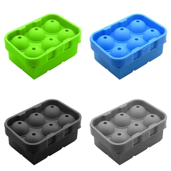 Лотки для кубиков льда, 2 шт., круглые и квадратные формы для кубиков льда, легко извлекаемые для сока, прямая поставка